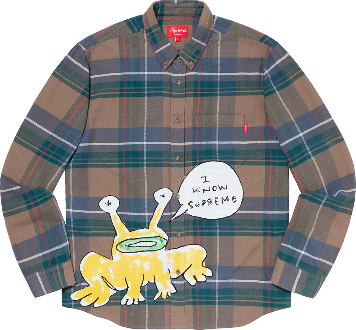 Daniel Johnston Plaid Shirt view 2